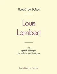 Louis Lambert de Balzac (édition grand format)