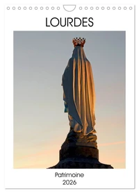 LOURDES Patrimoine (Calendrier mural 2026 DIN A4 horizontal), CALVENDO calendrier mensuel