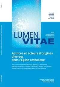 Actrices et acteurs d'origines diverses dans l'Eglise catholique