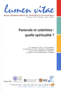 Pastorale et catéchèse : quelle spiritualité ?
