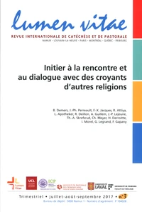 Initier à la rencontre et au dialogue avec les croyants d'autres religions : pratiques, bilans, perspectives