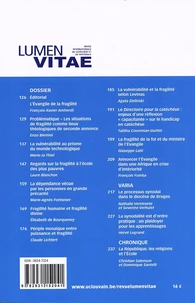 L'évangile de la fragilité