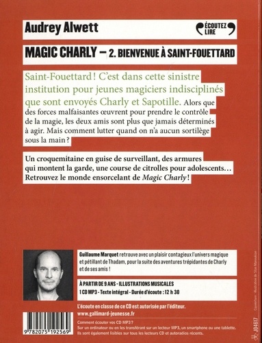 Magic Charly Tome 2 Bienvenue à Saint-Fouettard -  avec 1 CD audio MP3