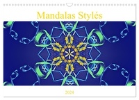Mystic Art - CALVENDO Art  : Mandalas Stylés (Calendrier mural 2024 DIN A3 vertical), CALVENDO calendrier mensuel - L'apparence des Mandalas.