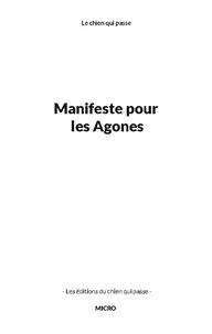 Manifeste pour les Agones