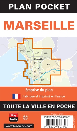 Marseille. 1/15 000  Edition 2023