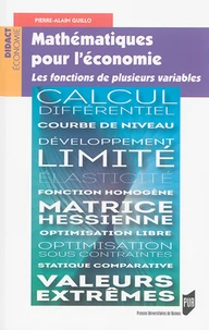 Mathématiques pour l'économie