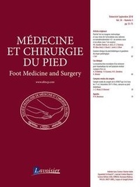 Didier Mainard - Médecine et chirurgie du pied Volume 34 N° 3, septembre 2018 : .