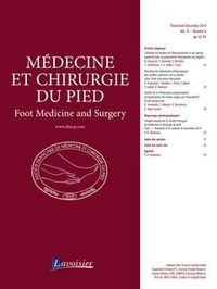 Didier Mainard - Médecine et chirurgie du pied Volume 35 N° 4, Décembre 2019 : .