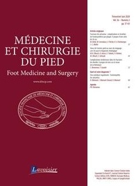Didier Mainard - Médecine et chirurgie du pied Volume 36 N° 2, Juin 2020 : .