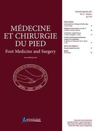 Didier Mainard - Médecine et chirurgie du pied Volume 37 N° 3, Septembre 2021 : .