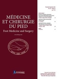 Didier Mainard - Médecine et chirurgie du pied Volume 38 N° 4, Décembre 2022 : .