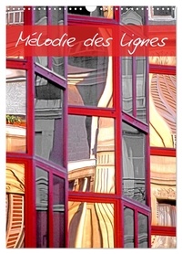 Patrice Thébault - CALVENDO Art  : Mélodie des lignes (Calendrier mural 2024 DIN A3 horizontal), CALVENDO calendrier mensuel - Reflets dans les vitres.