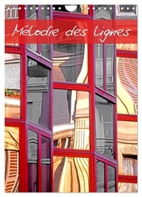 Patrice Thébault - CALVENDO Art  : Mélodie des lignes (Calendrier mural 2024 DIN A4 horizontal), CALVENDO calendrier mensuel - Reflets dans les vitres.