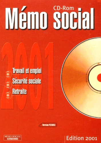 Mémo social. CD-ROM, édition 2001 de Collectif - Livre - Decitre