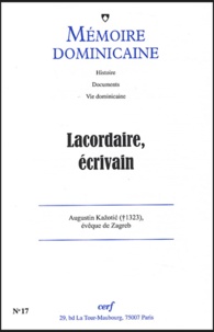  Collectif Clairefontaine - Mémoire dominicaine N°17 : Lacordaire, écrivain.