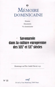 Savonarole dans la culture européenne des XIXe et XXe siècles