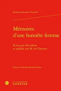 Mémoires d'une honnête femme