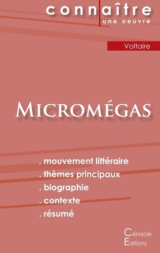 Voltaire - Micromégas - Fiche de lecture.