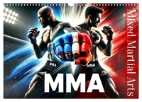 MMA - Mixed Martial Arts France (Calendrier mural 2026 DIN A3 vertical), CALVENDO calendrier mensuel