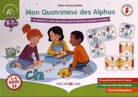 Olivier Dubois du Nilac - Mon Quatrimino des Alphas - Un domino à 4 côtés pour jouer avec les écritures scriptes et cursives - Avec un livret de conseils pédagogiques et règles du jeu.