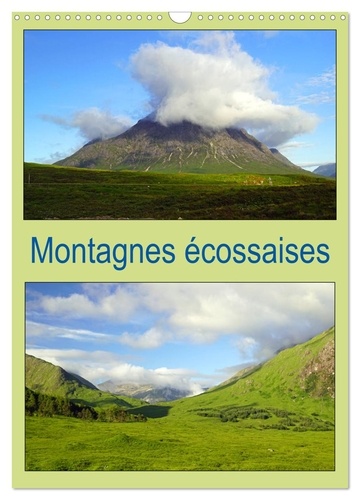 - babett's bildergalerie babet Paul - CALVENDO Nature  : Montagnes écossaises (Calendrier mural 2024 DIN A3 horizontal), CALVENDO calendrier mensuel - L'Écosse est un paradis pour les amoureux de la montagne..