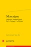 Claude Blum - Montaigne : Apologie de Raimond Sebond - De la Theologia à la Théologie.