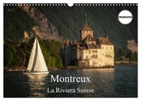 Alain Gaymard - CALVENDO Places  : Montreux, la Riviera Suisse (Calendrier mural 2024 DIN A3 vertical), CALVENDO calendrier mensuel - Une promenade le long du lac de Genève à Montreux.