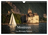 Alain Gaymard - CALVENDO Places  : Montreux, la Riviera Suisse (Calendrier mural 2024 DIN A4 vertical), CALVENDO calendrier mensuel - Une promenade le long du lac de Genève à Montreux.