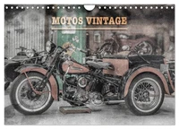 MOTOS VINTAGE (Calendrier mural 2026 DIN A4 vertical), CALVENDO calendrier mensuel