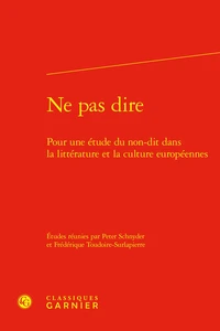 Ne pas dire