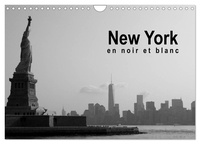Soizic Lebouc - CALVENDO Places  : New York en noir et blanc (Calendrier mural 2024 DIN A4 vertical), CALVENDO calendrier mensuel - À la découverte de New York.
