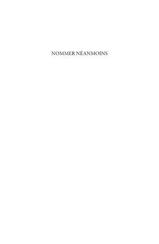 Nommer Néanmoins
