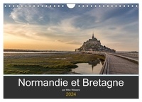 Mike Weiwers - CALVENDO Places  : Normandie et Bretagne (Calendrier mural 2024 DIN A4 vertical), CALVENDO calendrier mensuel - Beaux endroits en Normandie et en Bretagne.