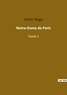 Victor Hugo - Les classiques de la littérature  : Notre-Dame de Paris - Tome 1.