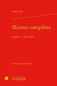 Oeuvres complètes