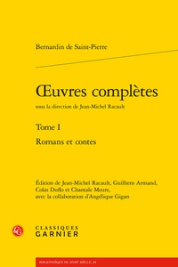  Bernardin de Saint-Pierre - Oeuvres complètes - Tome 1, Romans et contes.