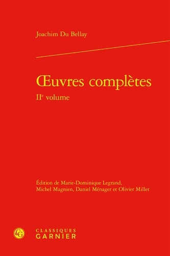 Oeuvres complètes. Volume 2