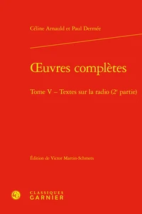 Oeuvres complètes
