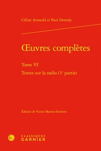 Oeuvres complètes
