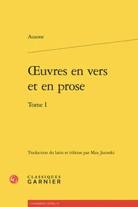 Oeuvres en vers et en prose