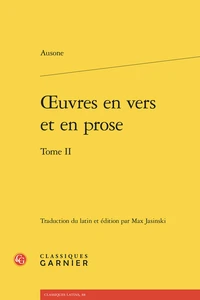 Oeuvres en vers et en prose