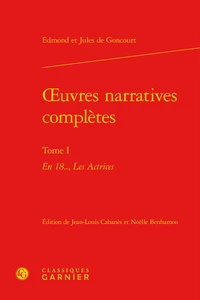 Oeuvres narratives complètes