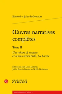 Oeuvres narratives complètes