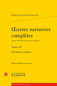 Oeuvres narratives complètes