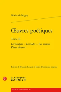 Oeuvres poétiques