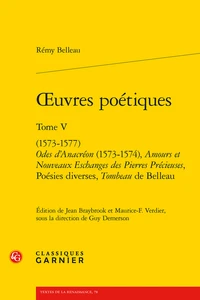 Oeuvres poétiques