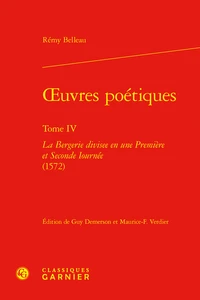 Oeuvres poétiques