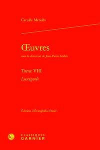 Catulle Mendès - Oeuvres - Tome 8, Luscignole.