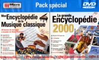  Micro Application - Pack spécial : Mon Encyclopédie de la Musique classique. - La grande Encyclopédie 2000. 2 DVD-Roms.